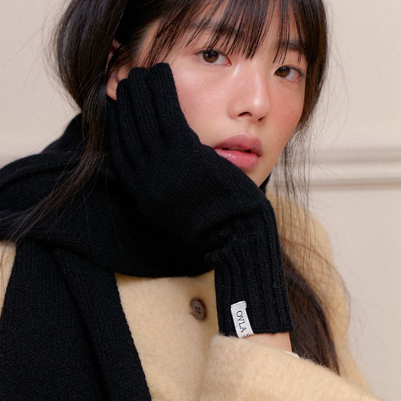 ОВЛА (ШЕРСТЬ 100) перчатки-рукава гольфи_цвета GL008