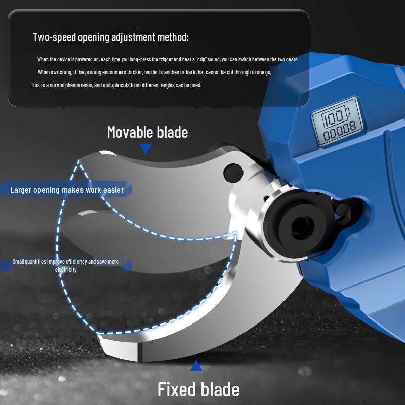 Kaleiluban Electric Brushless Pruning Shears CN plug (adapter included)