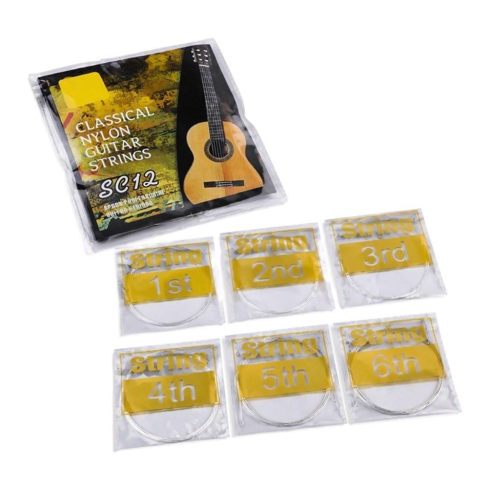 White+Transparent Nylon Guitar Strings Nylon Classical Guitar Strings For Classical Guitar