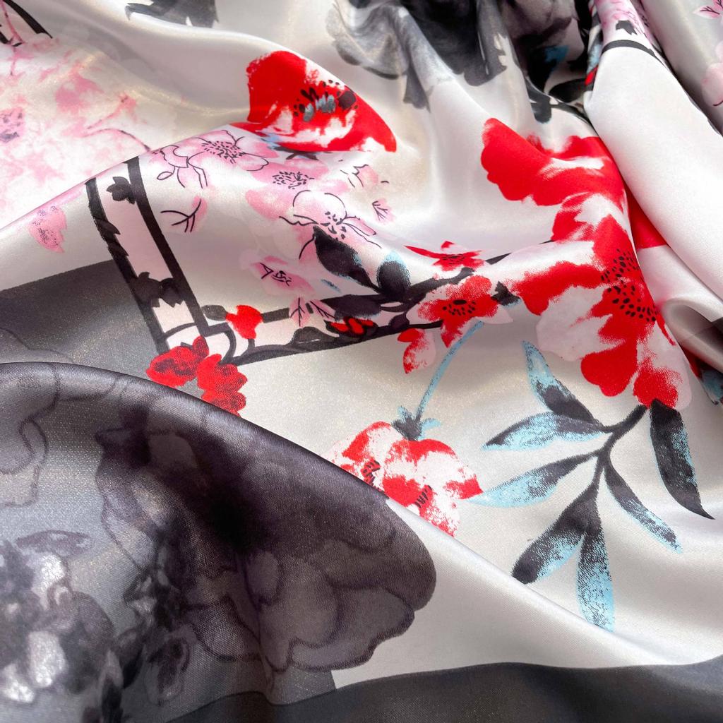 High-quality Luxurious Silk Scarves Headband Scarfs Neck Scarf For Women Chain Silk Scarf Women's Decorative Shawl