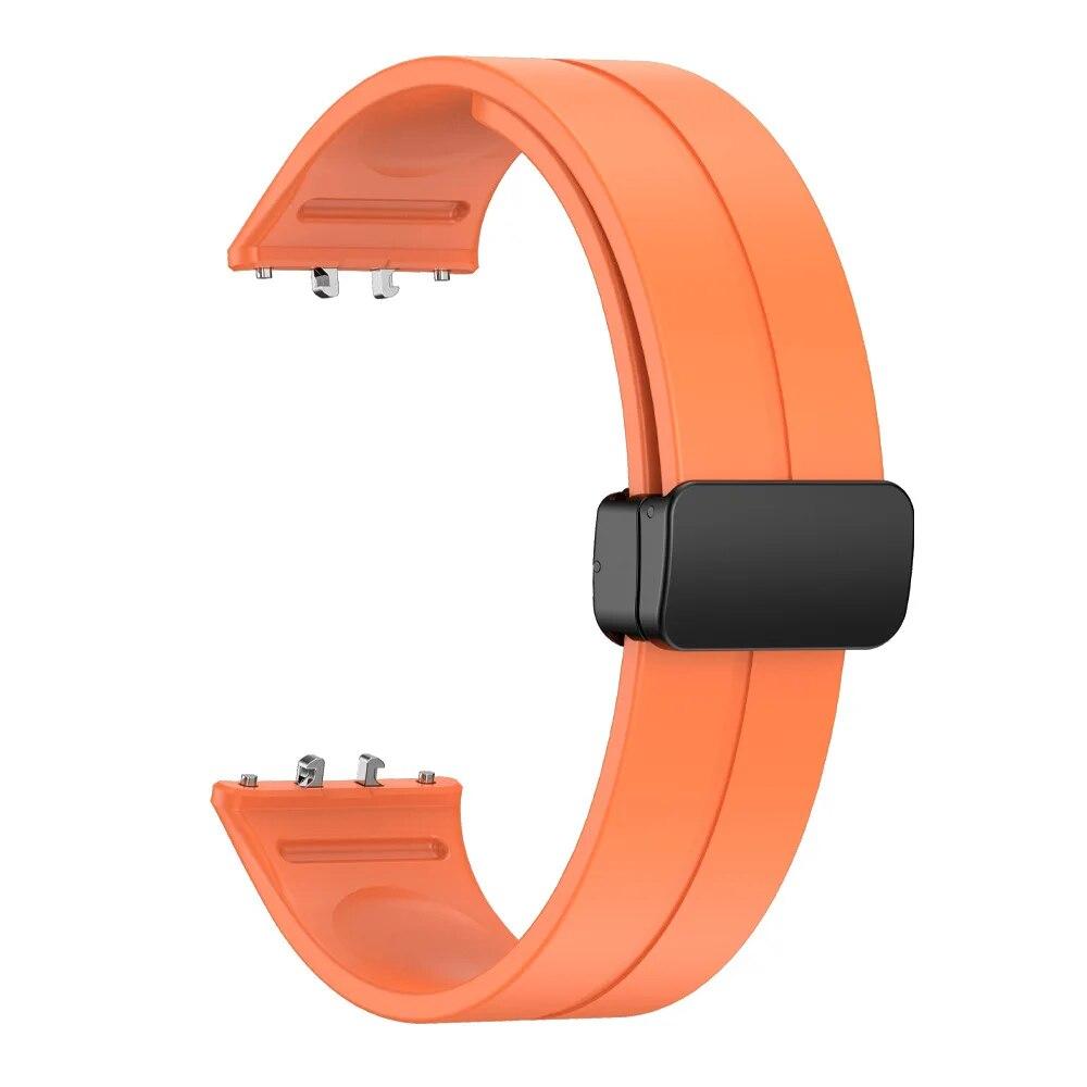 Новый силиконовый ремешок для Samsung Galaxy Fit3 с магнитной пряжкой, спортивный браслет