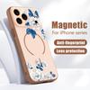 Белый цветочный узор гардении Для iPhone 17 Pro Max Чехол iPhone 16 15 14 13 Pro Max Тактильное покрытие Магнитный Для Magsafe Ударопрочный Бампер Чехол