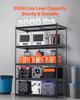 Storage Shelves 5 Tier Adjustable Heavy Duty Garage Shelving Unit 3000 lbs