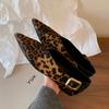 Fashion 2025 New Fashion Single Shoes Ballet Shoes Women's Retro Leopard Print Genuine Leather Pointed Toe Pumps Lady Shoes for Women