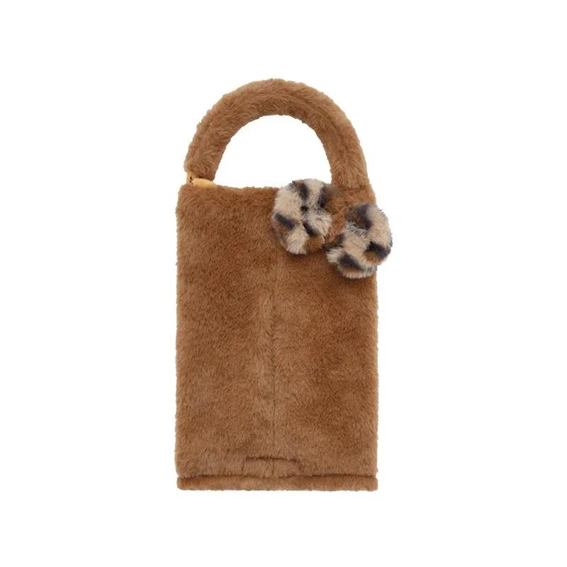 Car Tissue Bag Hanging Bag Leopard Print Bow Tissue Box Inside the Car Seat Tissue Bag Hanging Tissue Box Universal