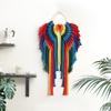 Nordic Wind, Wall Decoration Angel Wing Wall Decoration, Cotton Rope Hand-woven Tapestry, Color Background Wall Hanging