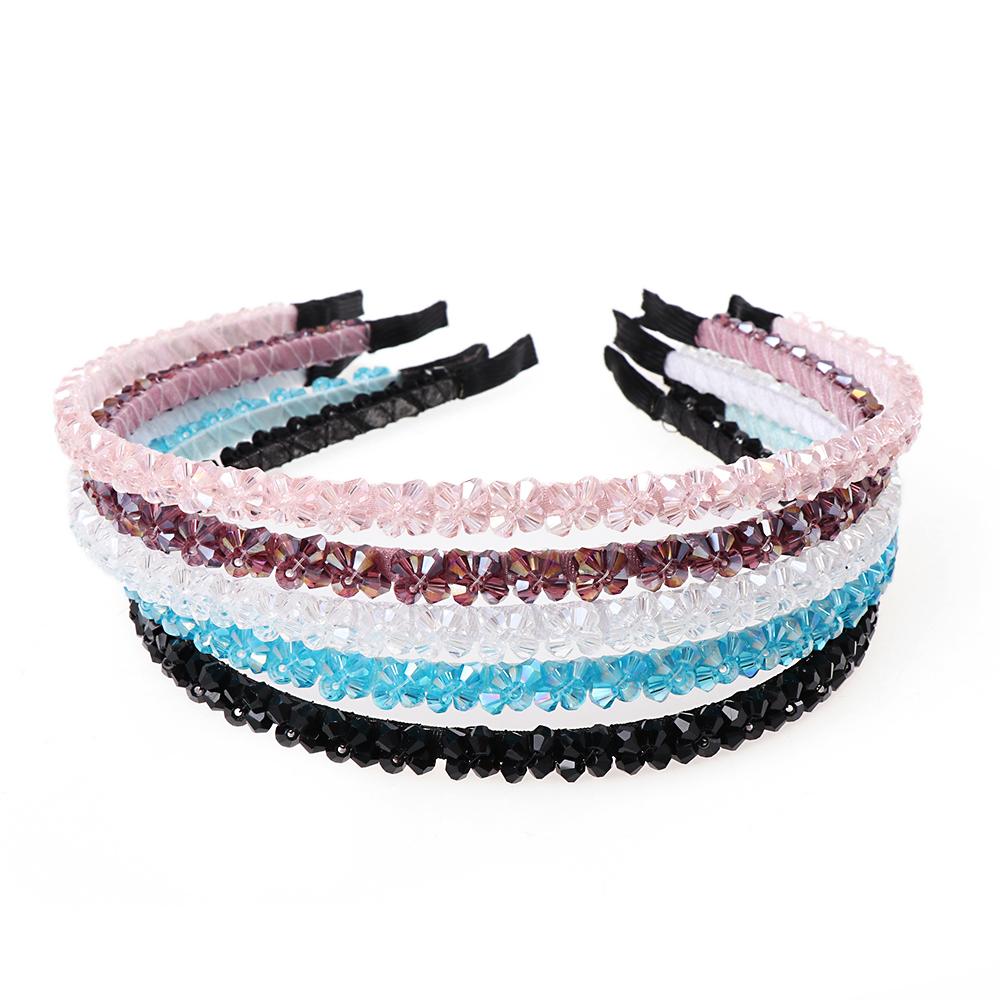 Beauty Women Headdress Crystal Hair Band Rhinestone Headband Headwear Ornament Jewelry