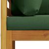 Sofa Set 3 Pieces Natural Solid Acacia Wood