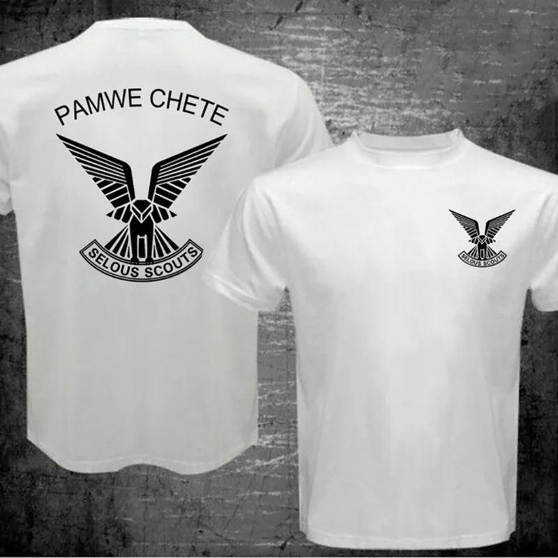 Rhodesian Zimbabwe Selous Scouts Pamwe Chete Logo Tshirt Unisex Unisex Tee Shirt Creative Novelty Summer Army Green T Shirt For Unisex