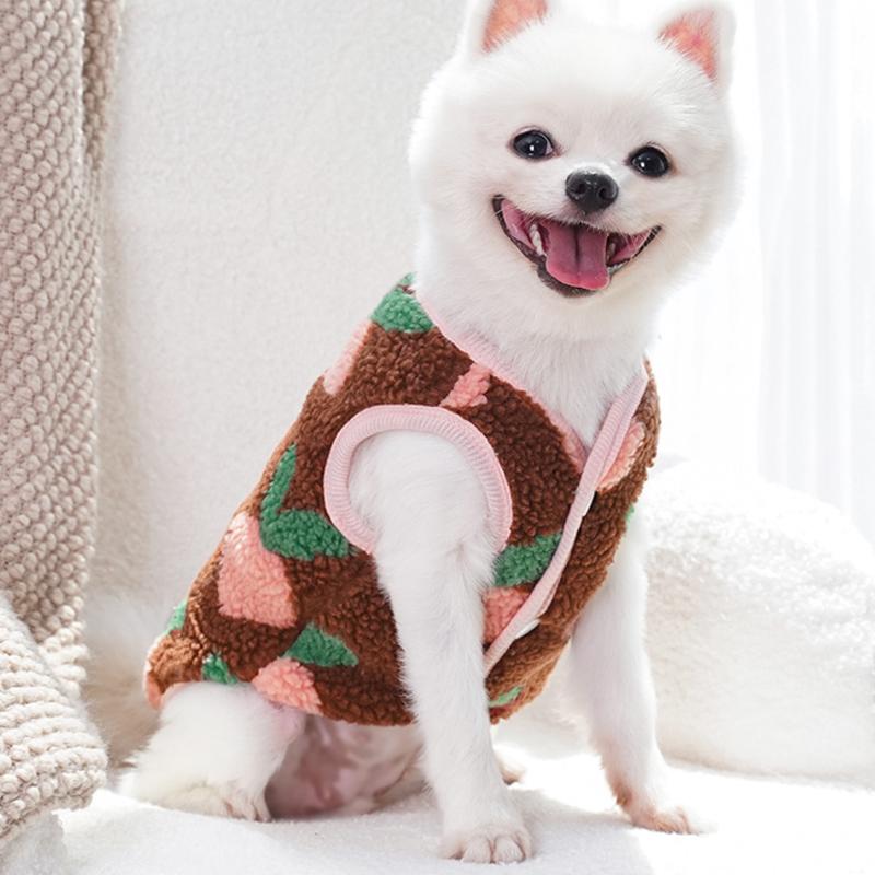 Winter Warm Dog Clothes Cute Puppy Coat Soft Plush Pet Clothes for Small Medium Dogs Chihuahua Yorkie Costume Dog Accessories