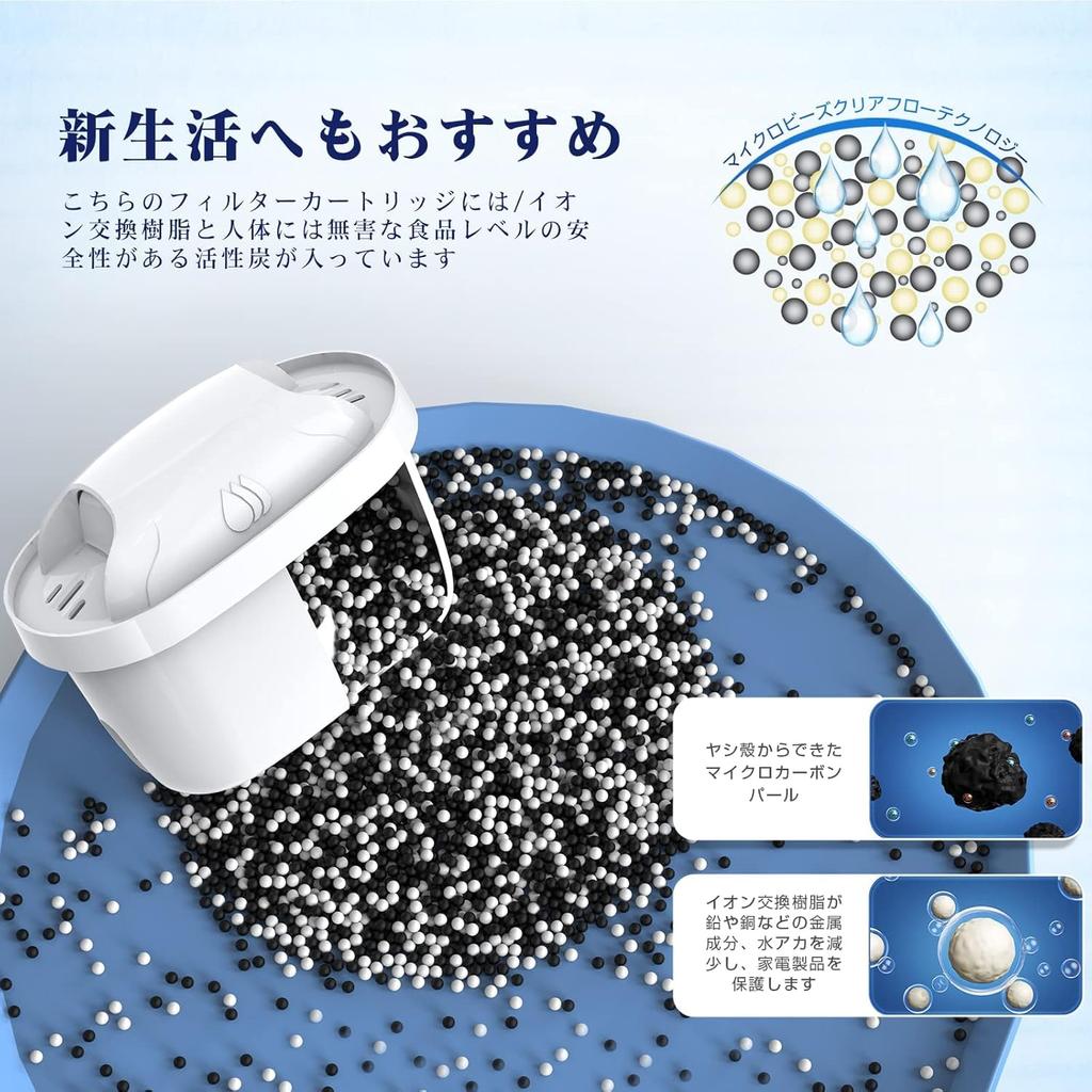 Water Purification Pot Cartridge UPERCT Brita Cartridge Compatible Filter Cartridge Gift 12 Pieces [BRITA MAXTRA]