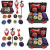 Набор из 8 гироскопов Beyblade Burst Super King с искрящимся пусковым устройством и коробкой для хранения