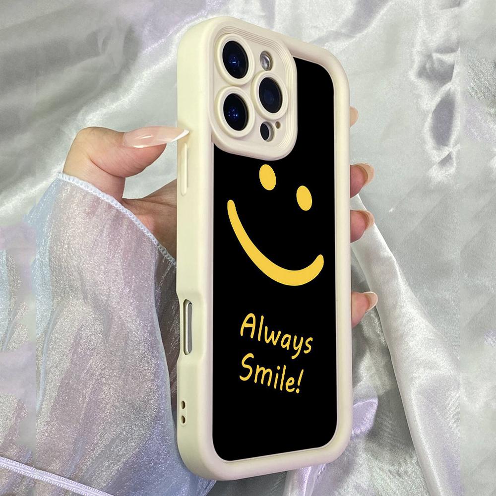 JT13 Всегда улыбайся! Realme 14 15 Huawei P40 Honor 70 90 Infinix Tecno itel Motorola Google Все модели Ангельские глазки Мягкий ТПУ Чехол для телефона