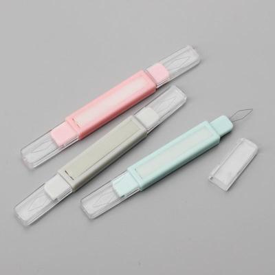 Многофункциональный нитевдеватель для швейных игл DIY с двойной головкой