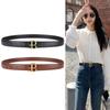 Роскошный дизайн, ремень с пряжкой-слайдером, женский тонкий ремень для талии, модные ремни для брюк и платьев