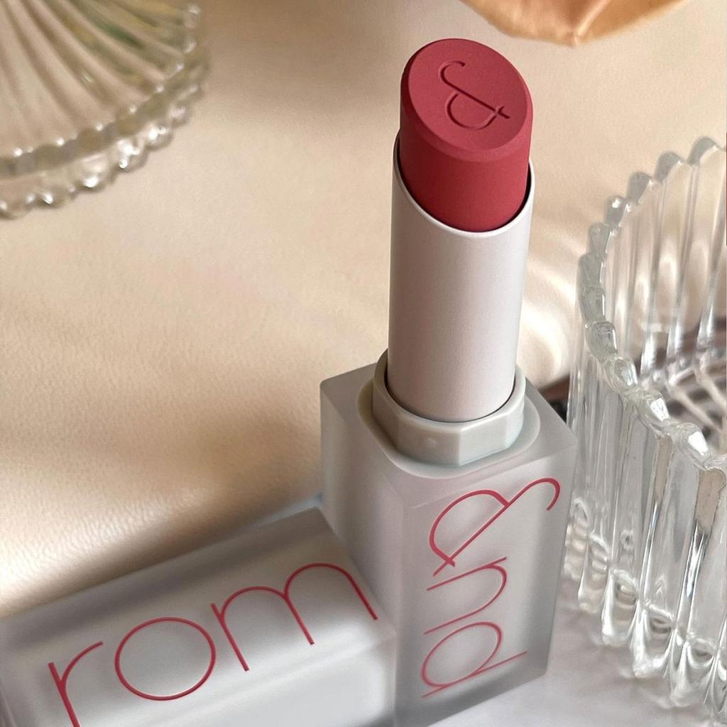 Rom&nd Матовая помада Zero в оттенке Dusty Pink - Гладкая, стойкая помада-пуля K-beauty