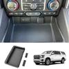 Органайзер для центральной консоли для -2024 GMC Yukon/Chevy Suburban/Tahoe, лоток для рычага переключения передач, крышка отсека центральной консоли