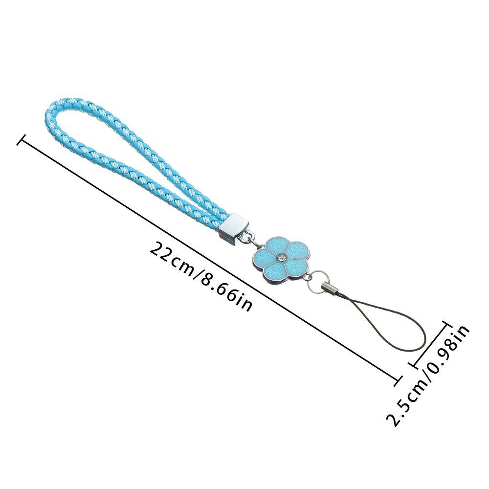 Anti-lost Lanyard Phone Strap Lanyard Keychain Wrist Rope Plum Blossom Woven Mobile Phone Lanyard