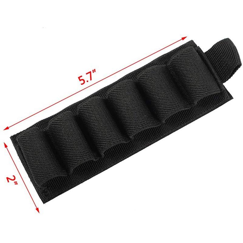 Тактический подсумок для боеприпасов на 6/9 патронов 12/20GA, патрон для дробовика, держатель для приклада, волшебный крючок и;Держатель патрона для винтовки с петлей