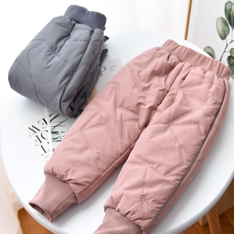 Children Clothes Autumn Winter Warm Pants Kids Bottoms Thicken Cotton Trousers for Girl Boy Toddler Sweatpants