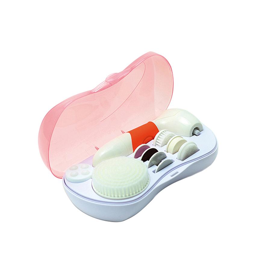 Cheap Price Custom Tool  9 in 1 Rotary Heads Set Facial Cleansing Cleans Scrubber Electronic Face Cleaning Brush