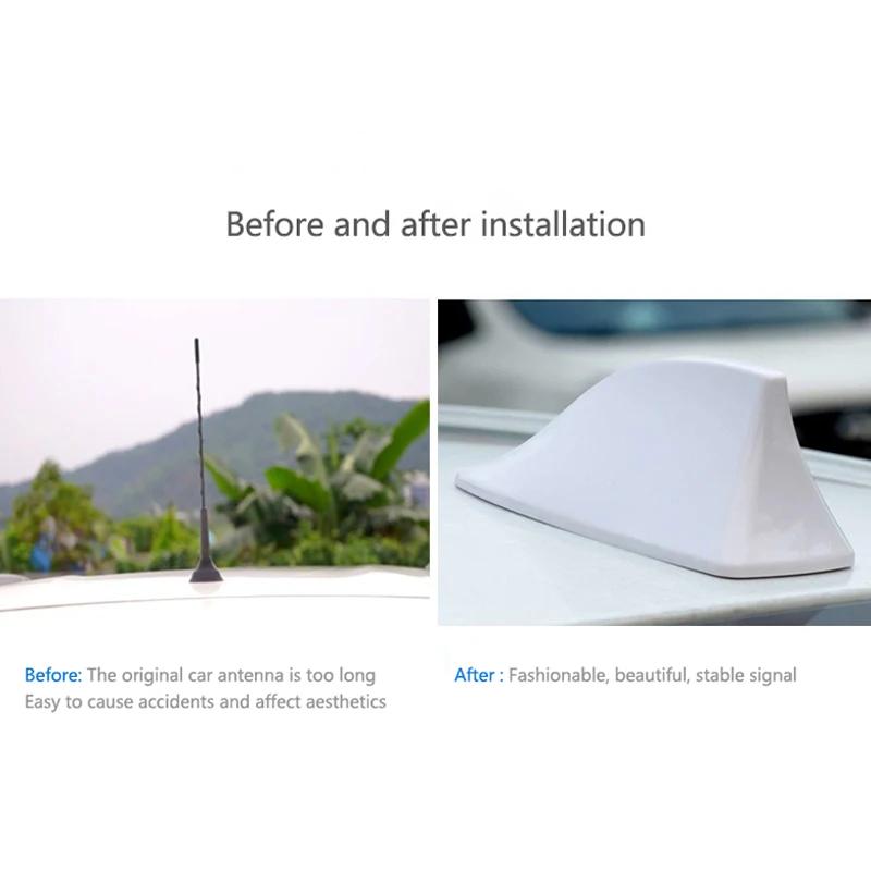 LRIMO1 Hot 2025 Car Top Signal Aerials Shark Fin Antenna Accessories For BMW 1 2 3 4 5 7 Series X1 X3 X4 X5 X6 X7 F10 F20 F30 G20 G30 F