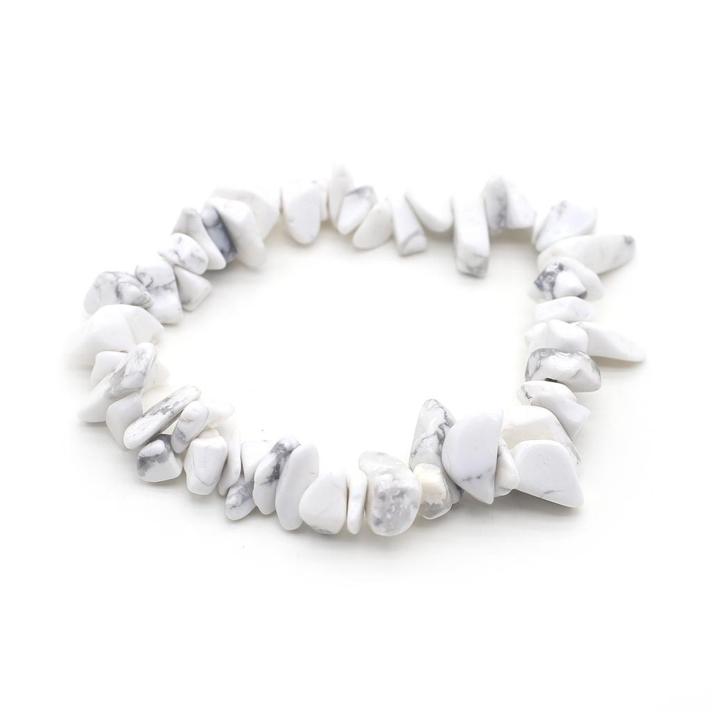 1 шт., браслет из натурального камня, нерегулярный кристалл, аметист, агат, флюорит, синяя бирюза, опал, браслеты для женщин и мужчин, ювелирные изделия 19 см