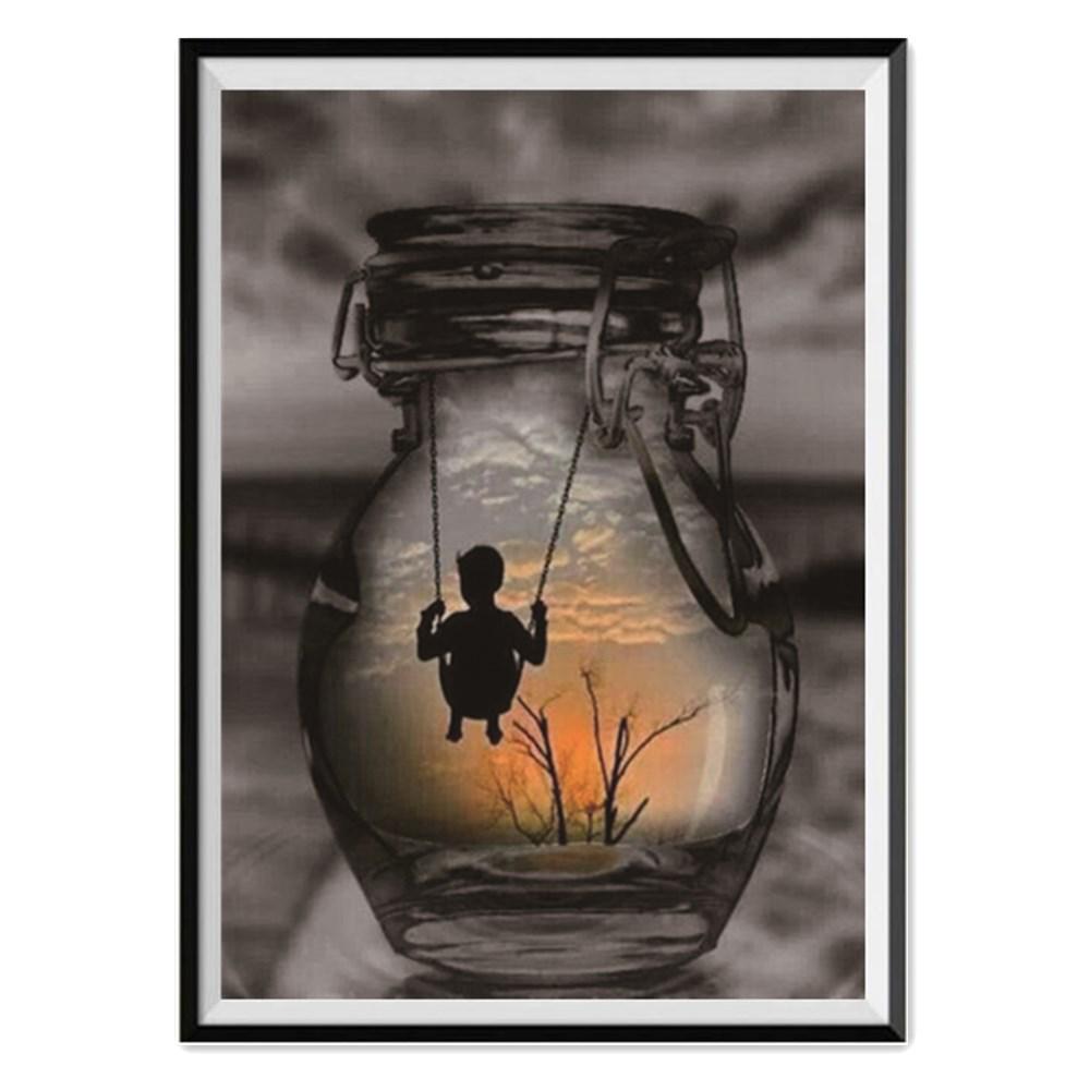 Полный круг алмазная живопись розовый сад 5D Diy алмазная живопись вышивка крестиком животное Алмазная вышивка мозаика украшение дома