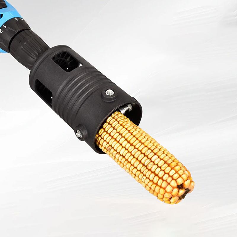 Портативная кукурузная молотилка, полностью автоматическая головка для кукурузной шелушения, небольшой электрический зерновой строгальный станок, сепаратор