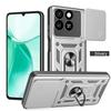 Чехол для защиты камеры для ZTE Blade A55 A35 zte blade a34 a54 a35 Armor Hybrid Metal Ring Holder Back Cover