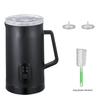 Electric Milk Frother 400W 580ml/19.61oz Warm and Cold Milk Foamer Silent Operation 4 In 1