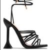 Fashion 2024 New Summer Fashion High Heels Women Lacing Sexy Woman Pumps Gladiator Sandals Wedding Party Shoes On Heels Big Size 35-43