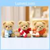 Plush Soft Cute Scarf Bear Stuffed Toy Keychain Adorable Gift Kid And Collect