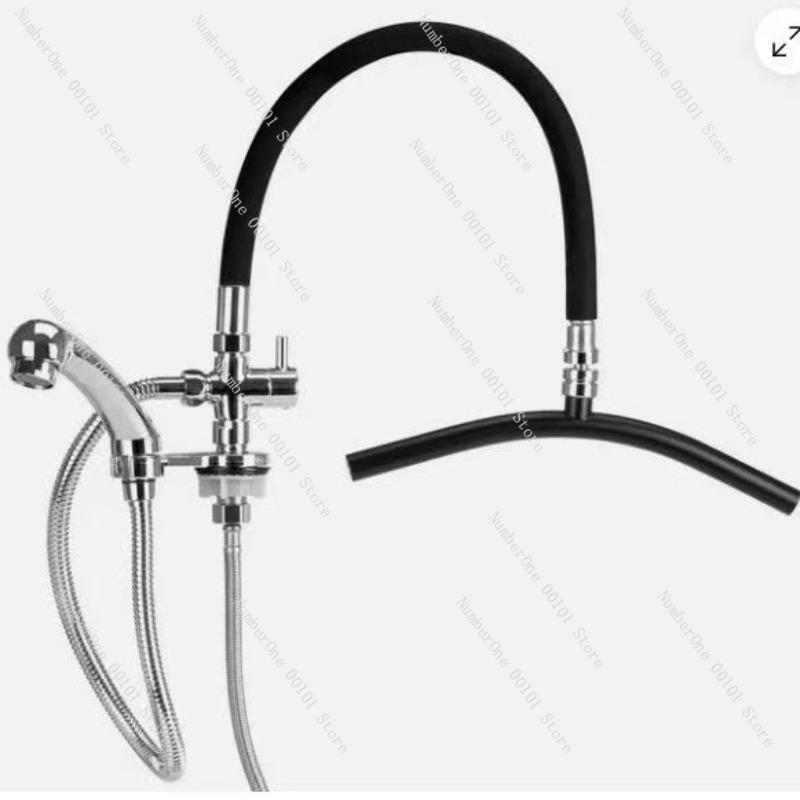 Salon Water Circulation Spray Head Stand,Hair Washing Basin Therapy Equipment,Professional Hair Spa and Shampoo Bed Accessories