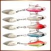 Spintail Jig, Vibe Lure, Bluefish, Flounder, Sea Bass, Metal, 5-Piece Set with Hooks (10g x 5) [Parallel Import]