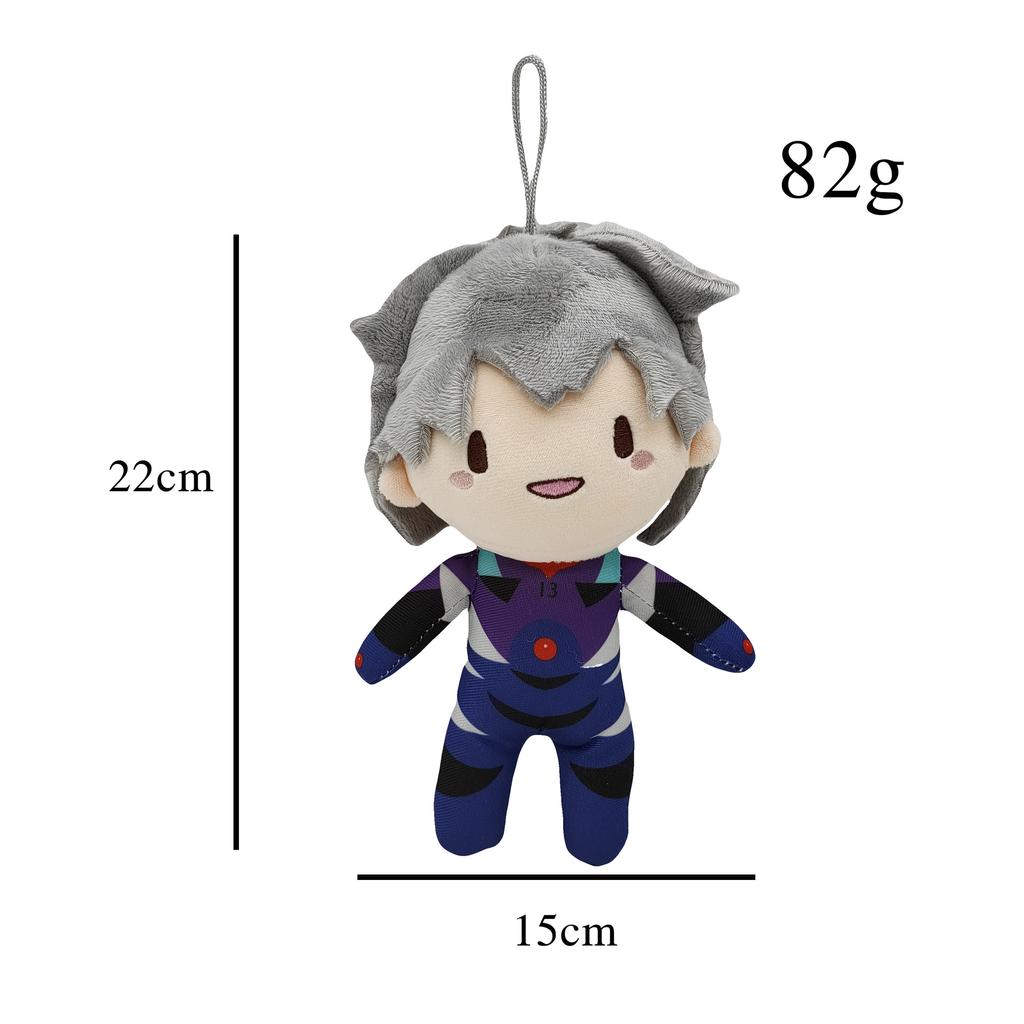 22 см Аянами Рей плюшевая игрушка кукла мультфильм аниме плюшевая игрушка каваи евангелион плюшевая кукла EVA мягкая мягкая игрушка декор комнаты детские рождественские подарки