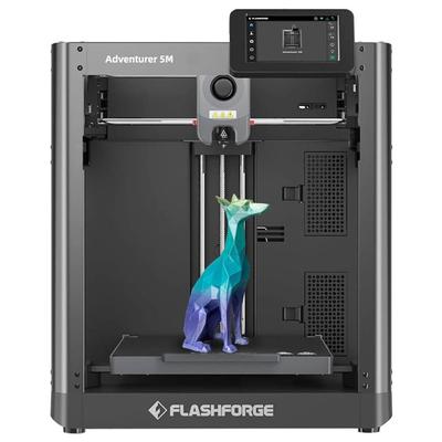 3D-принтер Flashforge Adventurer 5M, автоматическое выравнивание, максимальная скорость печати 600 мм/с, напоминание об окончании нити, 220x220x220 мм