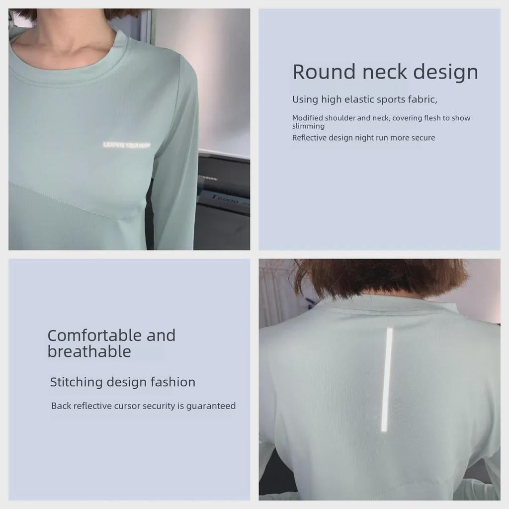 Женский костюм из двух частей для йоги и фитнеса — мода весна/осень для пилатеса, бега и спорта