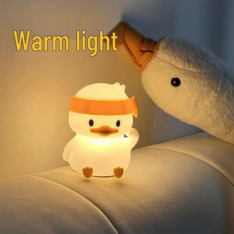 Big Face Rabbit Night Light - Bedside Atmosphere and Sleep Lamp