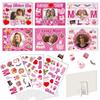 With Stickers Paper Photo Frames Crafts Kits Free Standing Mothers Day Picture Holder Activities