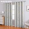 1 шт. NAPEARL 80% Затемняющие Модные и Минималистичные Шторы с Золотой и Мраморной Текстурой для Гостиной Спальни Балкона Окна Домашний Декор