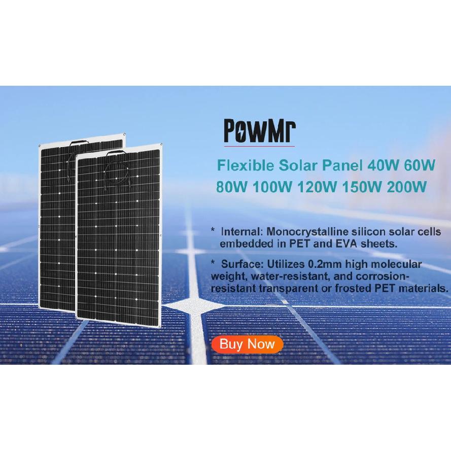 PowMr MPPT 40A 30A 20A Контроллер заряда солнечных батарей 12В 24В Регулятор заряда для свинцово-кислотных, LiFePO4, литиевых аккумуляторов
