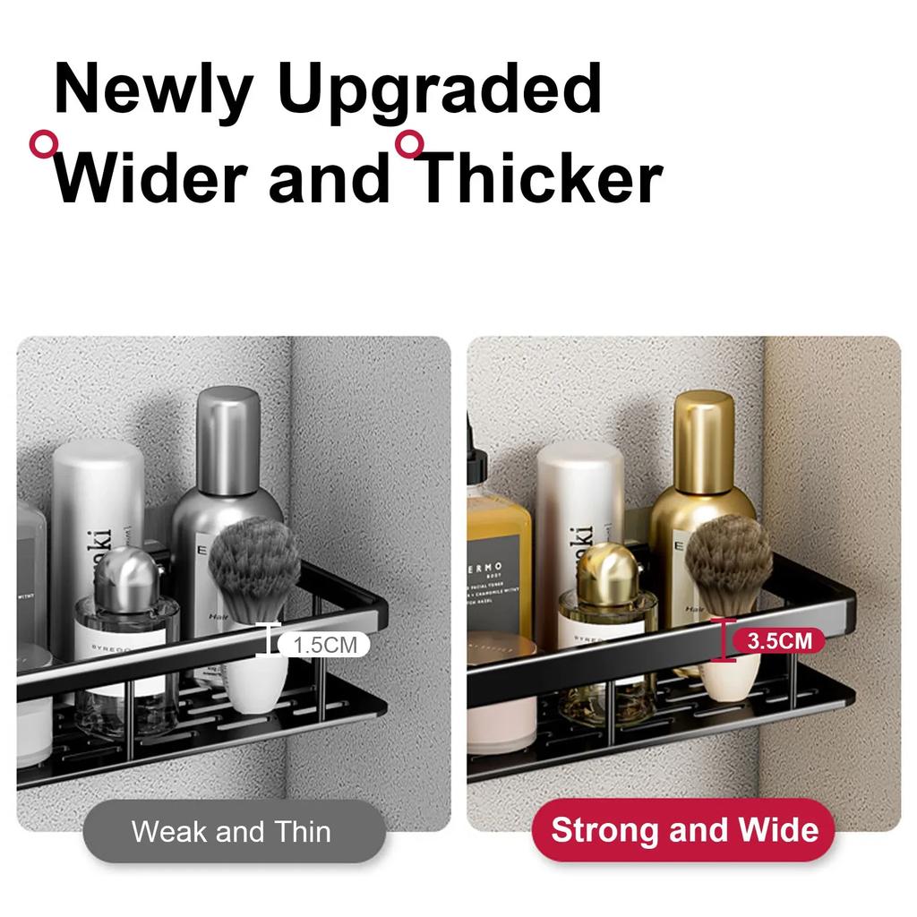 Полка для ванной комнаты без сверла настенная для бутылок с шампунем душевая угловая полка для хранения туалета алюминиевая ванная комната кухонные принадлежности