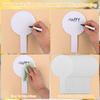 100 Pieces Dry Erase Answer Paddles Handheld Double Sided Paddles Mini White Boards Small White Board Dry Erase Signs