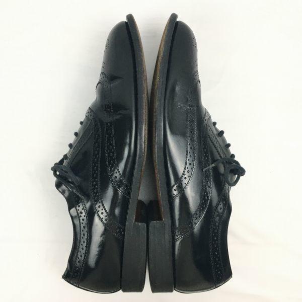 Stafford Premium Full Brogue Wingtip Business Shoes Black Size 10D (Approx. 27.028.0cm) Men's(USED)