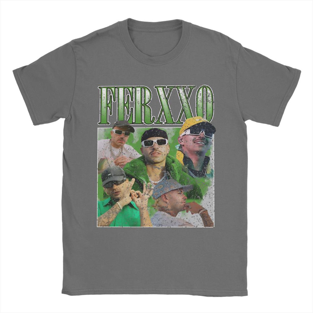 Feid Ferxxo T Shirt Male Streetwear T Shirts Summer Crewneck Fashion Tee Shirt Casual Oversized Tops