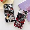 Чехол для телефона Horror S-scream Dead для iPhone 16 15 14 Plus 13 12 11 Pro Max Матовый с бампером