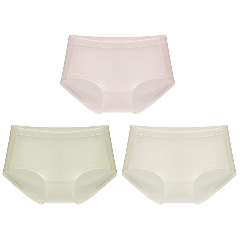 Etam Women's Seamless Combed Cotton Mid-High Waist Antibacterial Briefs