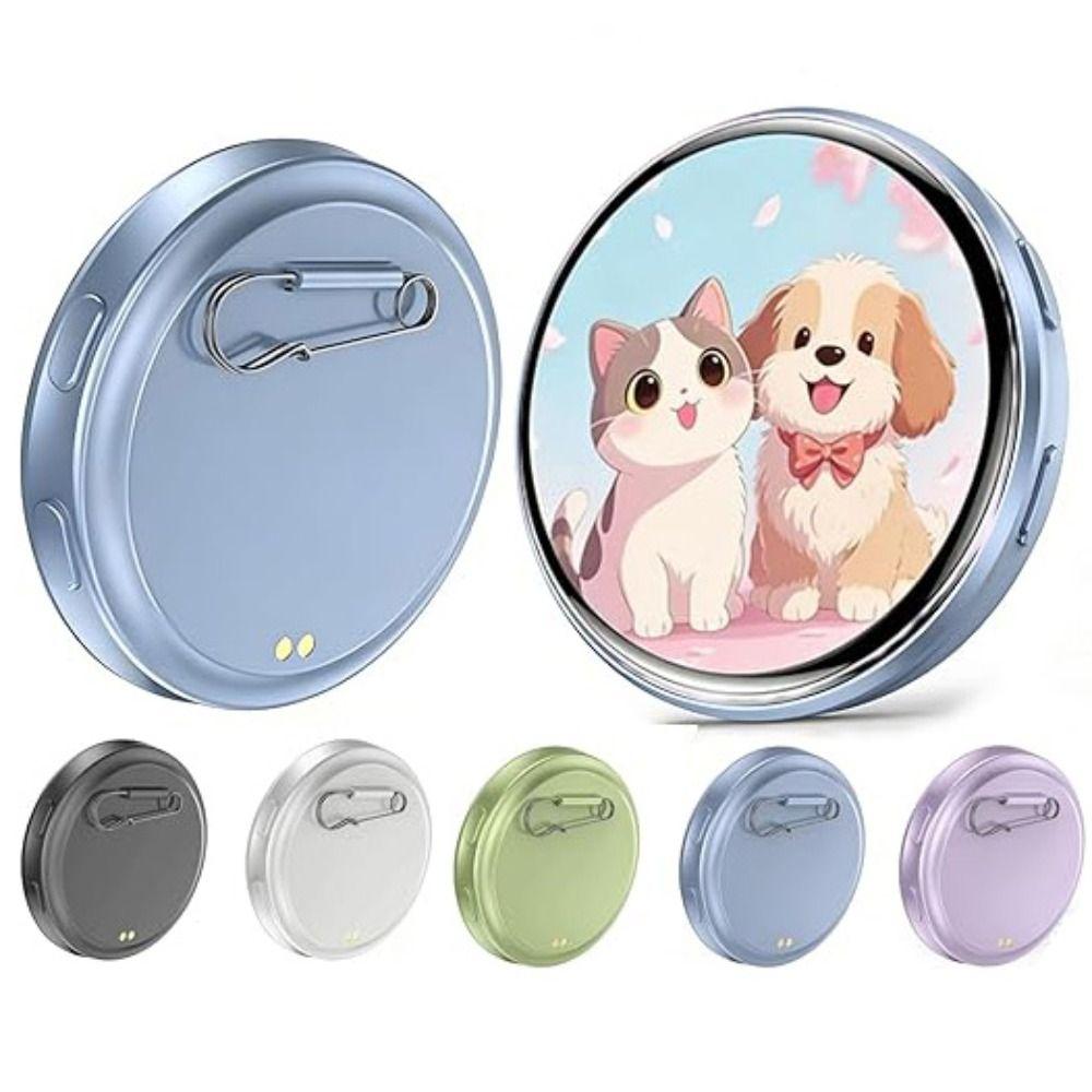 7 Color LED Anime E-Badge 1.5 Inch Anime E-Badge Display Pin Game Peripherals