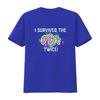 I survived the 60s twice T Shirt vintage Washed designer clothes Breathable homme Versatile graphic Slightly streetwear Unisex